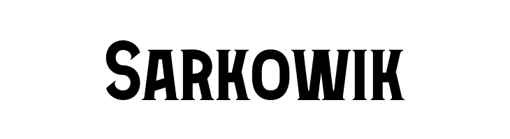 Sarkowik  Fuentes Gratis Descargar