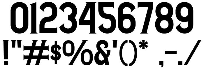 Sarkowik Font OTHER CHARS