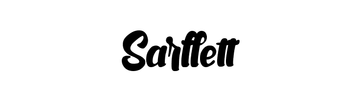 Sarllett  नि: शुल्क फ़ॉन्ट्स डाउनलोड