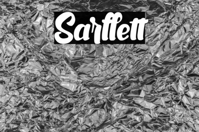 Sarllett Font examples