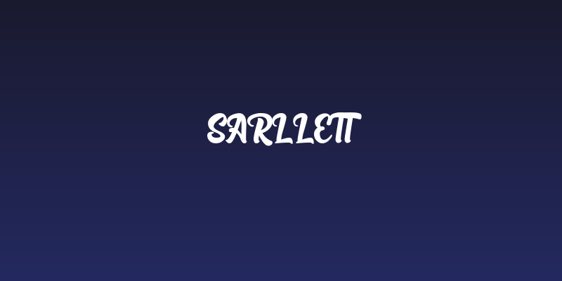 Sarllett Social Header