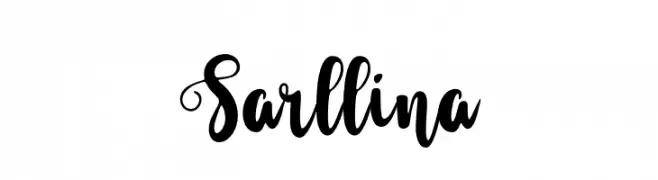 Sarllina  Frei Schriftart Herunterladen