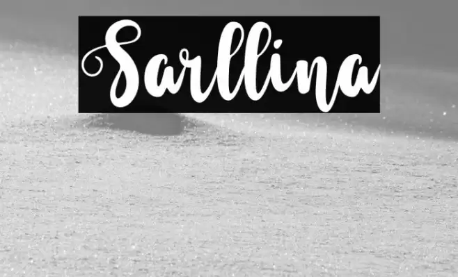 Sarllina Font examples