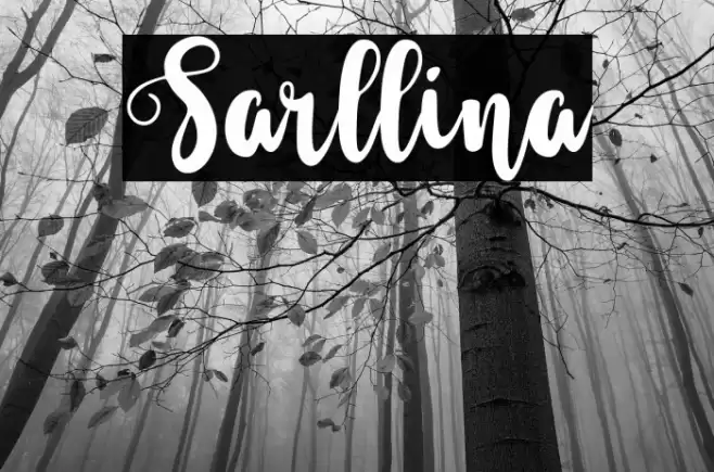 Sarllina خط examples