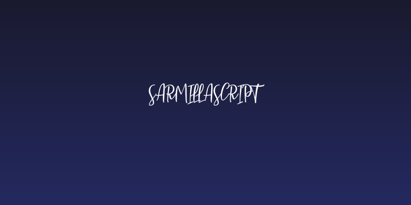 SarmillaScript Social Header