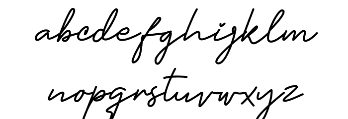 Sarmilla Font LOWERCASE