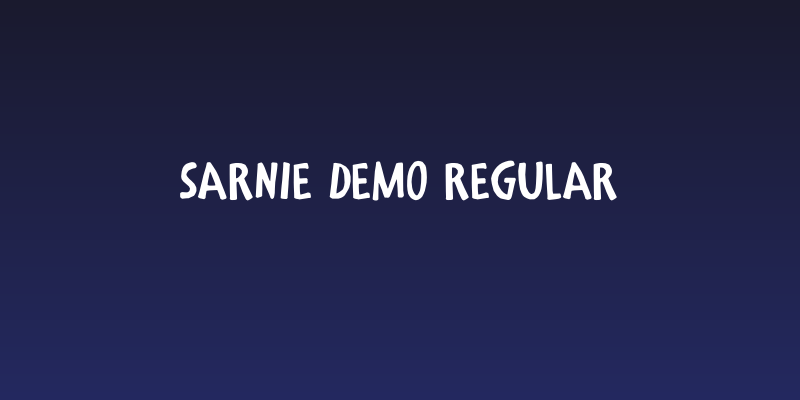 Sarnie DEMO Regular Social Header