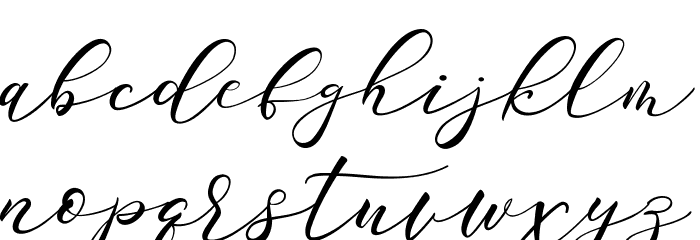 Sarodime Font LOWERCASE