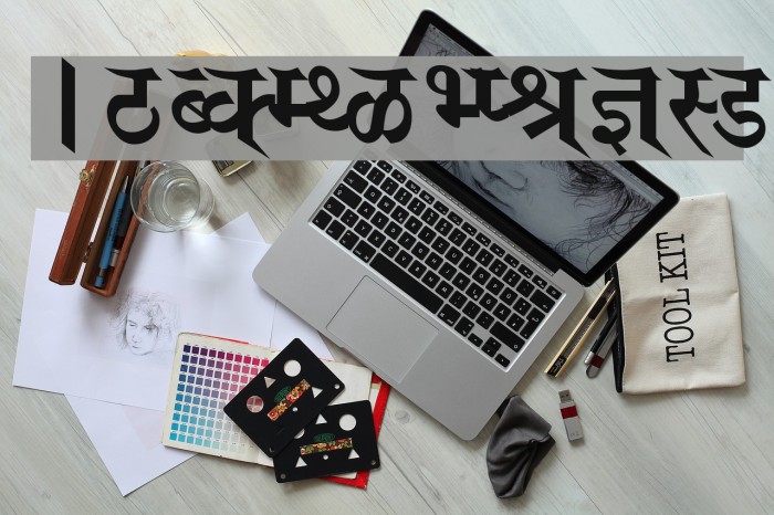 Saroj Font examples