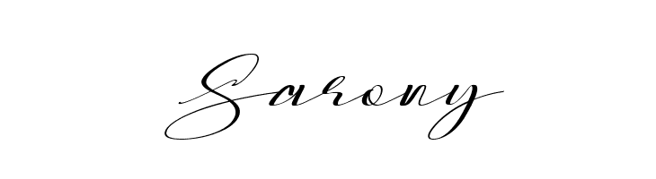 Sarony  フリーフォントのダウンロード