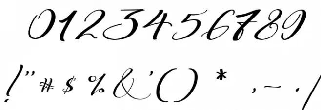 Sarony Font OTHER CHARS