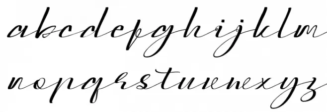 Sarony Font LOWERCASE