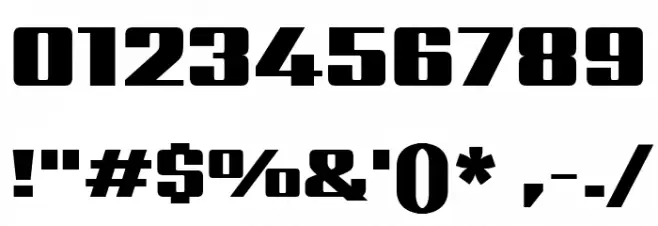 Sarpanch Black Font OTHER CHARS