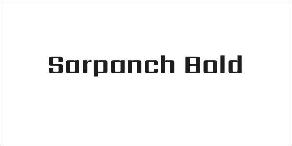 Sarpanch Bold Logo