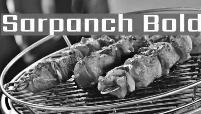 Sarpanch Bold Font examples