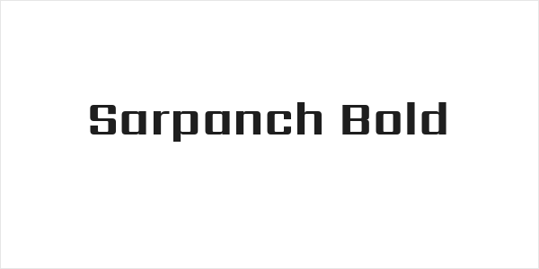 Sarpanch Bold Logo