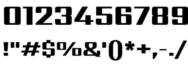 Sarpanch ExtraBold Font OTHER CHARS