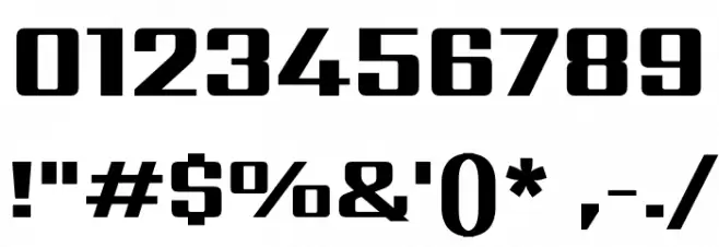 Sarpanch ExtraBold Font OTHER CHARS