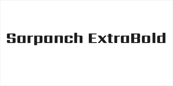 Sarpanch ExtraBold Logo