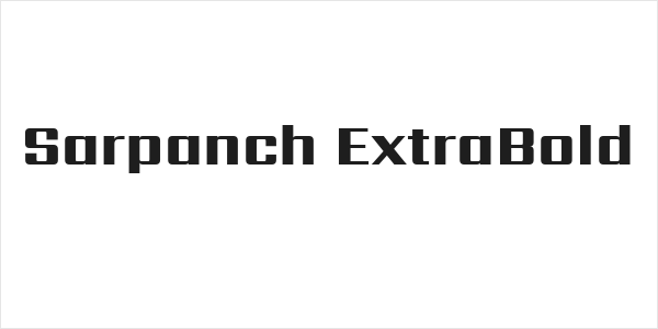 Sarpanch ExtraBold Logo