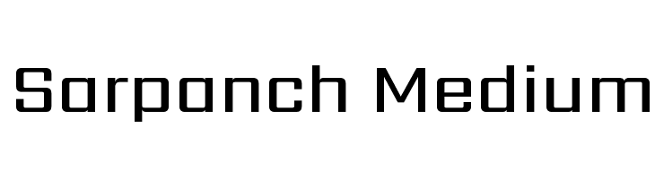 Sarpanch Medium Font