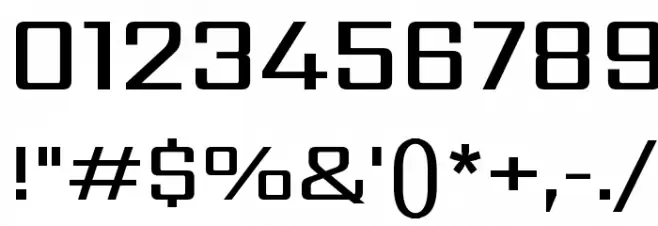 Sarpanch Medium Font OTHER CHARS