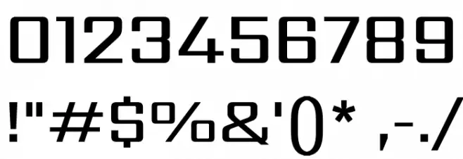 Sarpanch Medium Font OTHER CHARS