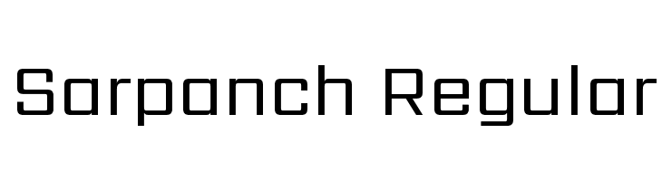 Sarpanch Regular Font