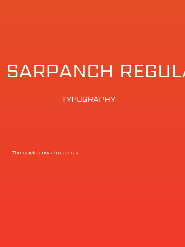 Sarpanch Regular Poster