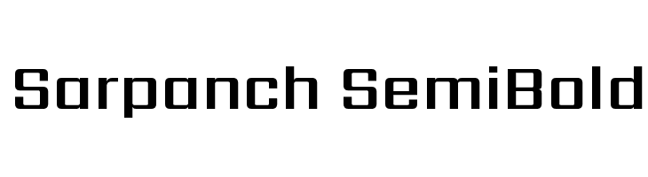 Sarpanch SemiBold  baixar fontes gratis
