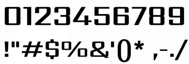 Sarpanch SemiBold Font OTHER CHARS