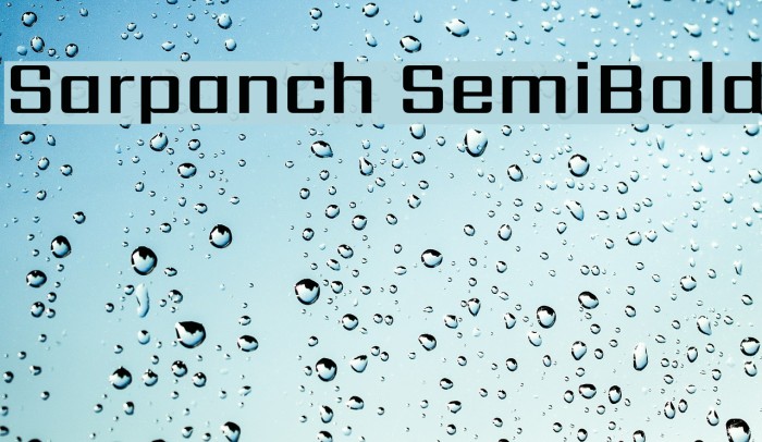 Sarpanch SemiBold لخطوط تنزيل examples