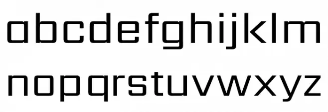 Sarpanch Font LOWERCASE