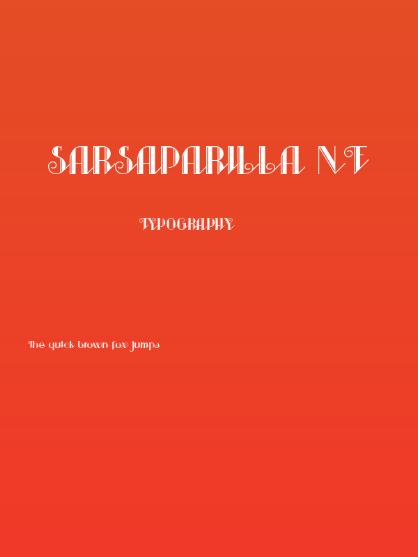 Sarsaparilla NF Poster