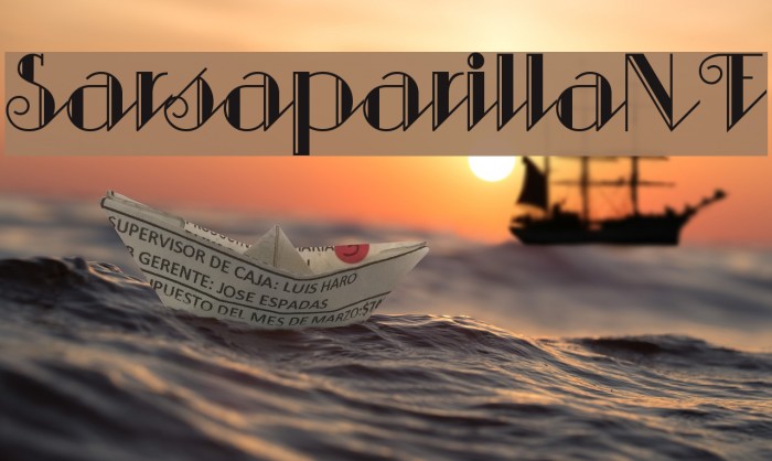 SarsaparillaNF Font examples