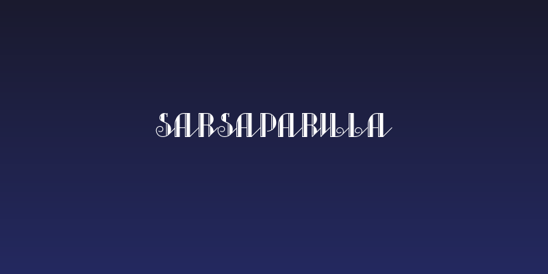 Sarsaparilla Social Header