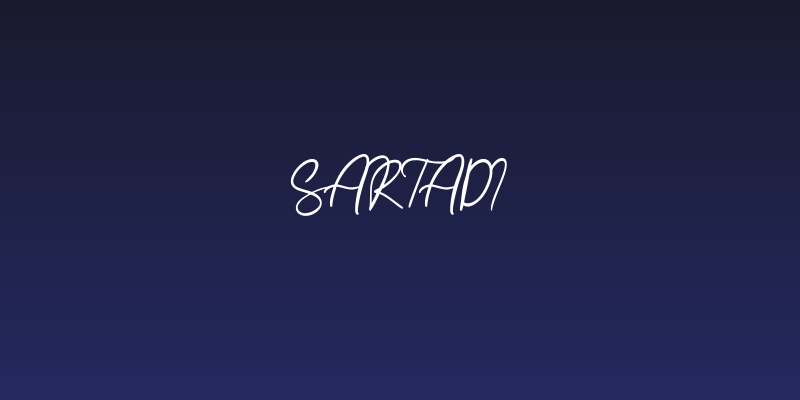 Sartadi Social Header