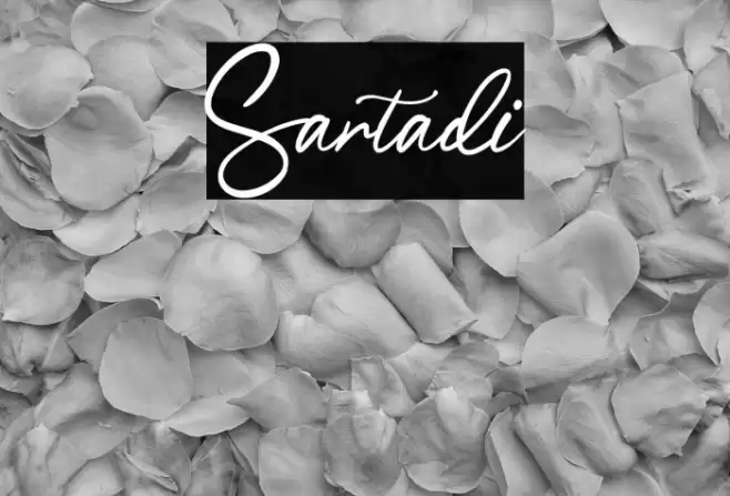 Sartadi Font examples