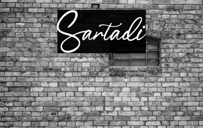 Sartadi Font examples