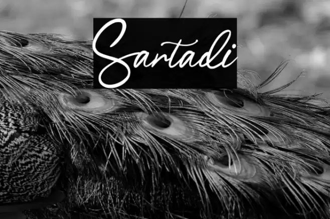 Sartadi Font examples