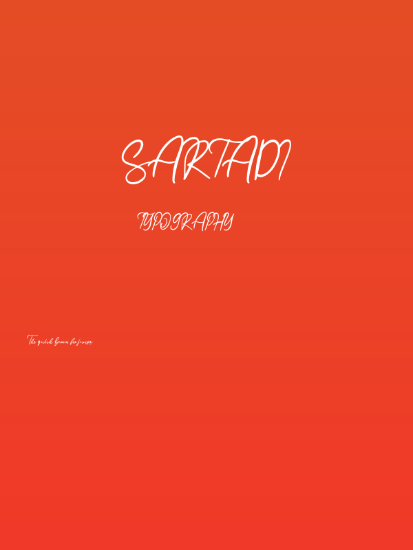 Sartadi Poster