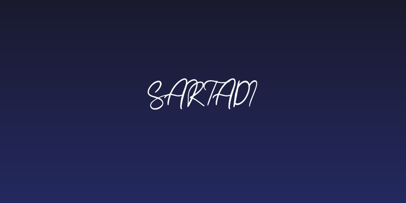 Sartadi Social Header