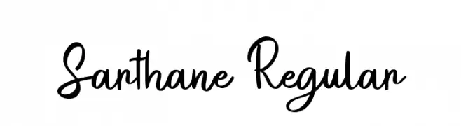 Sarthane Regular  Fuentes Gratis Descargar