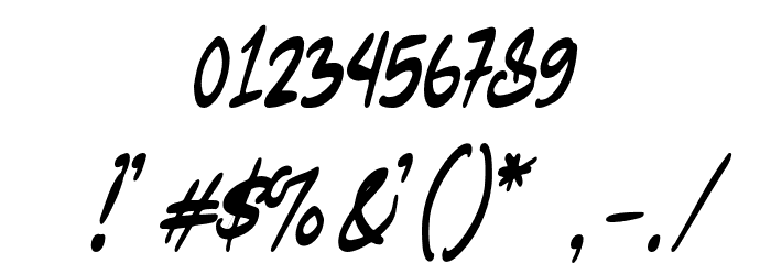 SarticScriptDEMO-Regular Font OTHER CHARS