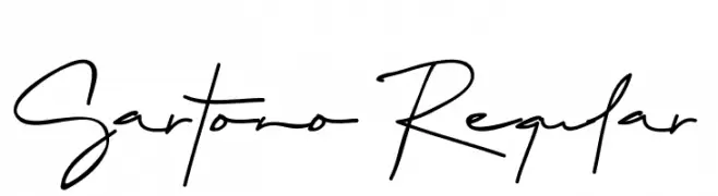 Sartono Regular  Frei Schriftart Herunterladen