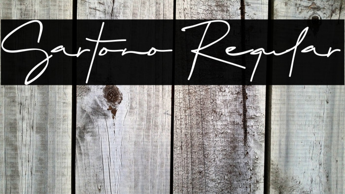 Sartono Regular Example 2