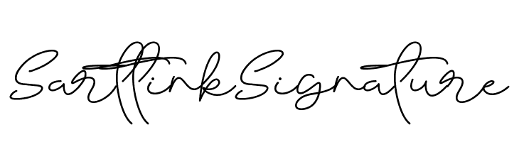 Sarttink Signature  नि: शुल्क फ़ॉन्ट्स डाउनलोड