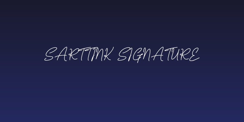 Sarttink Signature Social Header