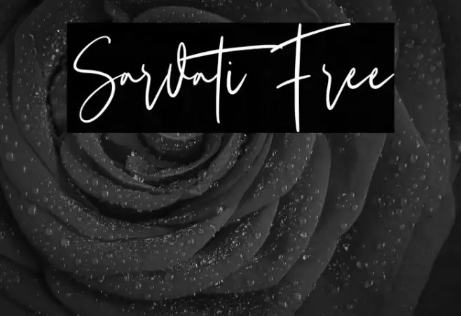 Sarvati Free Font examples