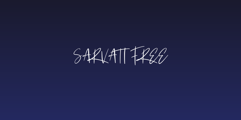 Sarvati Free Social Header